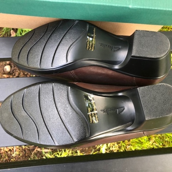 Clark’s 🆕 leather Ingalls Trance Brown Sz 7.5 W - Picture 5 of 6